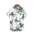thumbnail image 6 of COSFO Tropical Men's Button Down Shirts Short Sleeve Hawaiian Tops Regular Fit Collared Summer with Pocket Men Shirts, 6 of 6
