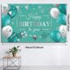 thumbnail image 2 of Happy Birthday Decorations Backdrop, Glitter Birthday Backdrop Sign, Happy Birthday Banner, Birthday Party Supplies Photo Background for Children Men, 2 of 4