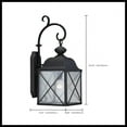 thumbnail image 5 of Nuvo Lighting - Wingate-One Light Outdoor Wall Lantern-9.88 Inches Wide by 25.25, 5 of 7