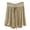 Beige, variant on Women's Plus Size Pajama Shorts Ruffle Hem Sleep Lounge Pj Shorts | Drawstring Elastic Waist ,Stretchy,Comfortable,Home Living,Sleepwear