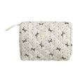 thumbnail image 1 of Set de neceseres: neceser de viaje grande para mujer, neceser de maquillaje con estampado floral, bolsa acolchada para artículos de aseo, bolsa de emergencia para mujer, 1 of 3