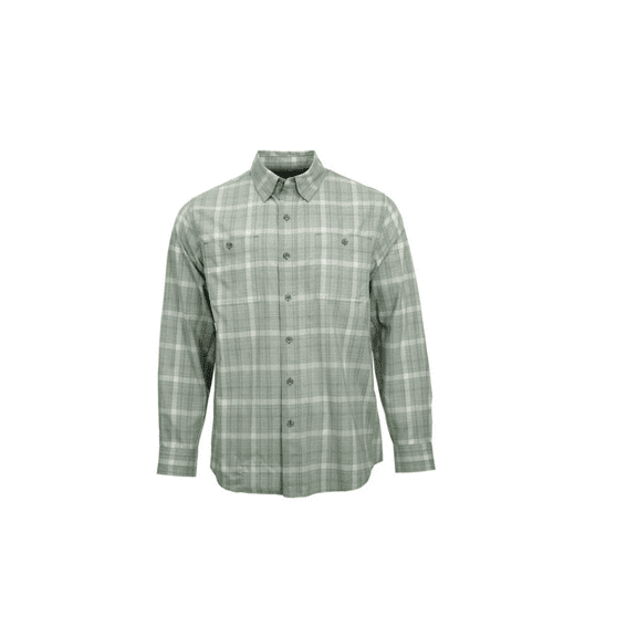 Ridgecut Men's Tech Chambray Plaid Button-Down Shirt