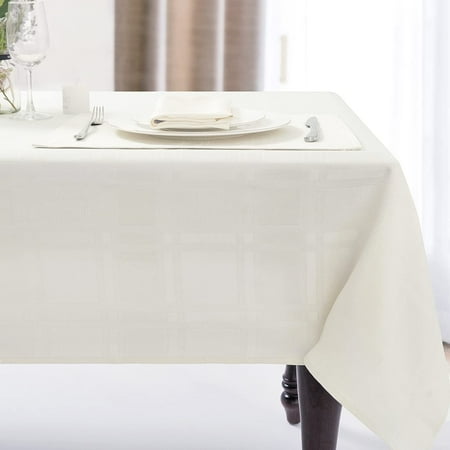 

Elegant jacquard square tablecloth waterproof splash proof and stain proof multi color and multi size