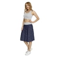 thumbnail image 3 of Women's Constellation Zodiac Composition A-line Printed Skirt Casual Wear, 3XL, Charcoal Grey Blue, by Ambesonne, 3 of 6