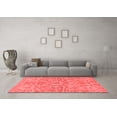 thumbnail image 3 of Ahgly Company Indoor Rectangle Abstract Red Modern Area Rugs, 2' x 5', 3 of 4
