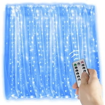 LINLIN 300 LEDs Curtain Lights,3m*3m USB Copper Wire Lights,Remote Control Fairy Starry String Lights with 8 Modes for Wedding Party Home Garden Bedroom Outdoor Indoor Wall Decorations
