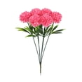 thumbnail image 1 of 6 piezas de flores artificiales de hortensia, crisantemo falso, bola de flores de tallo largo, ramo de novia de hortensia para casa, oficina, cafetería, fiestas, decoración de bodas, 1 of 8