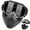 Black, variant on A Full-face Goggle, Anti-Fog Maximum Visibility & Detachable Full Face Protection for Motorcycle Riding, Welding, Lawn Mowing and Grass Cutting