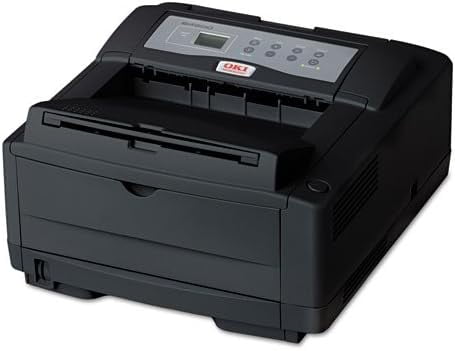 Oki B4600 Laser Printer, Black, 120V – High-Speed Monochrome Printing, Network Ready, Reliable Office Printer P/N: 62427301