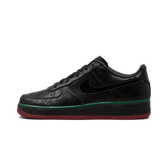 NIKE MENS Air Force 1 Low Premium "Black" 318775 008 318775 008 from Stadium Goods