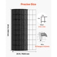 thumbnail image 4 of KFFKFF Hardware Cloth 24 in x 25 ft, 2 x 3 in Mesh 16 Gauge Galvanized Wire Mesh Roll, Durable Vinyl Coated Fencing for Outdoor Use, Sturdy Welded Garden Barrier for Animal Enclosures, 4 of 9