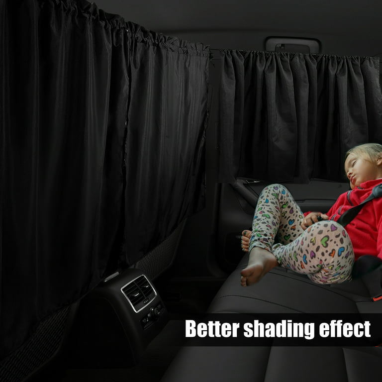 Threns Car Privacy Curtains Universal Car Divider Curtain Between Rear Seat  Car Blackout Curtains Car Sun Shades