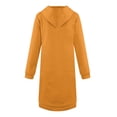 thumbnail image 7 of Zip Up Hoodies Womens Long Sleeve Long Tunic Sweatshirts Oversized Fleece Casual 2026 Fall Jacket Coat with Pocket Yellow M, 7 of 7