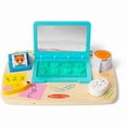 thumbnail image 1 of Tablero de actividades de escritorio Toy Melissa & Doug de madera para trabajar y jugar, 1 of 4