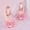 d-389Pink138, variant on MEZZALL Child Ballet Dance Shoes For Girls Soft Sole Cat Design Classical Practice Bowknot Birthday Adorable Casual Kids Princess Solid Color Toddler Footwear