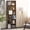 Brown, variant on Easoger 6-Tier Tall Narrow Bookcase for Home Office, White