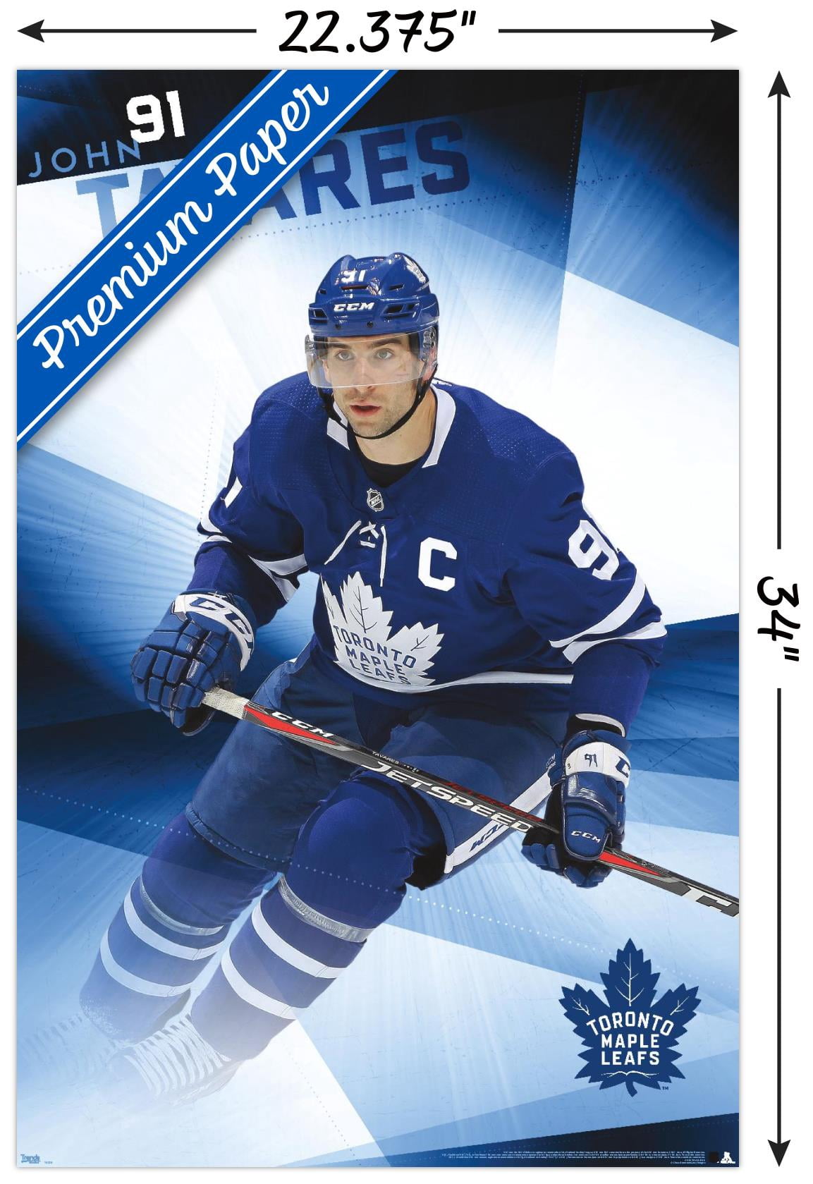 NHL Toronto Maple Leafs - John Tavares 19 Wall Poster, 22.375" x 34"