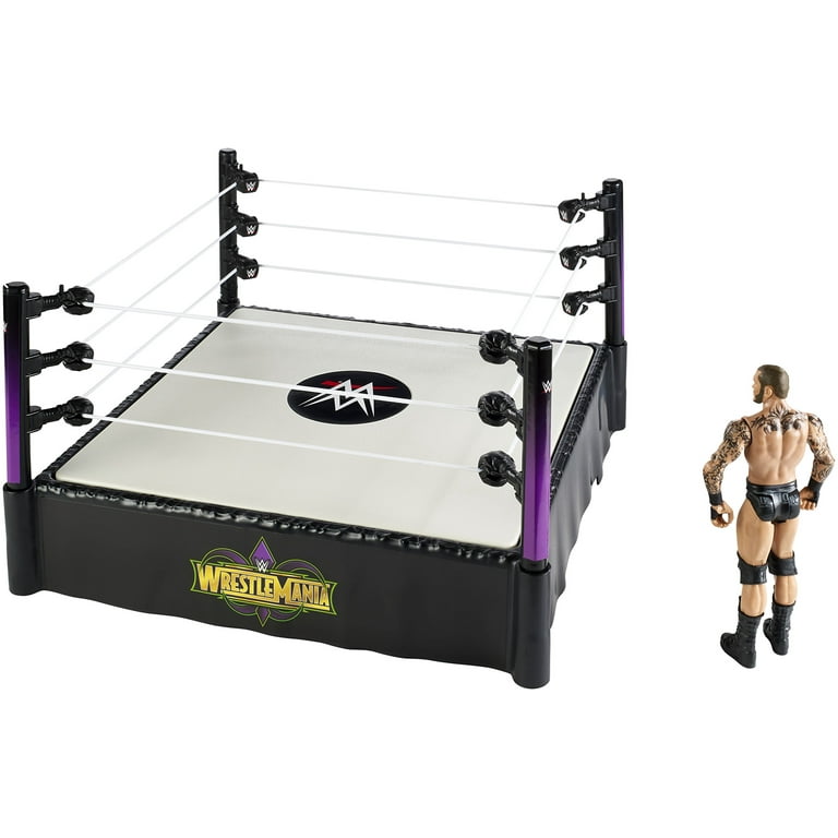 WWE Wrestling Wrestlemania Ring Playset Includes Randy Orton