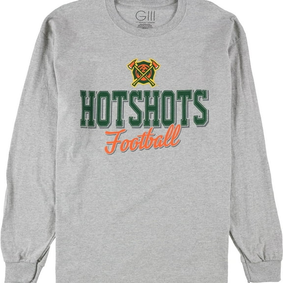 G-III Sports Mens Arizona Hotshots Graphic T-Shirt, Grey, X-Large