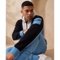 thumbnail image 5 of Men Colorblock Quarter Zip Heavy Pullover Hoodie & Jogger Set, 5 of 6