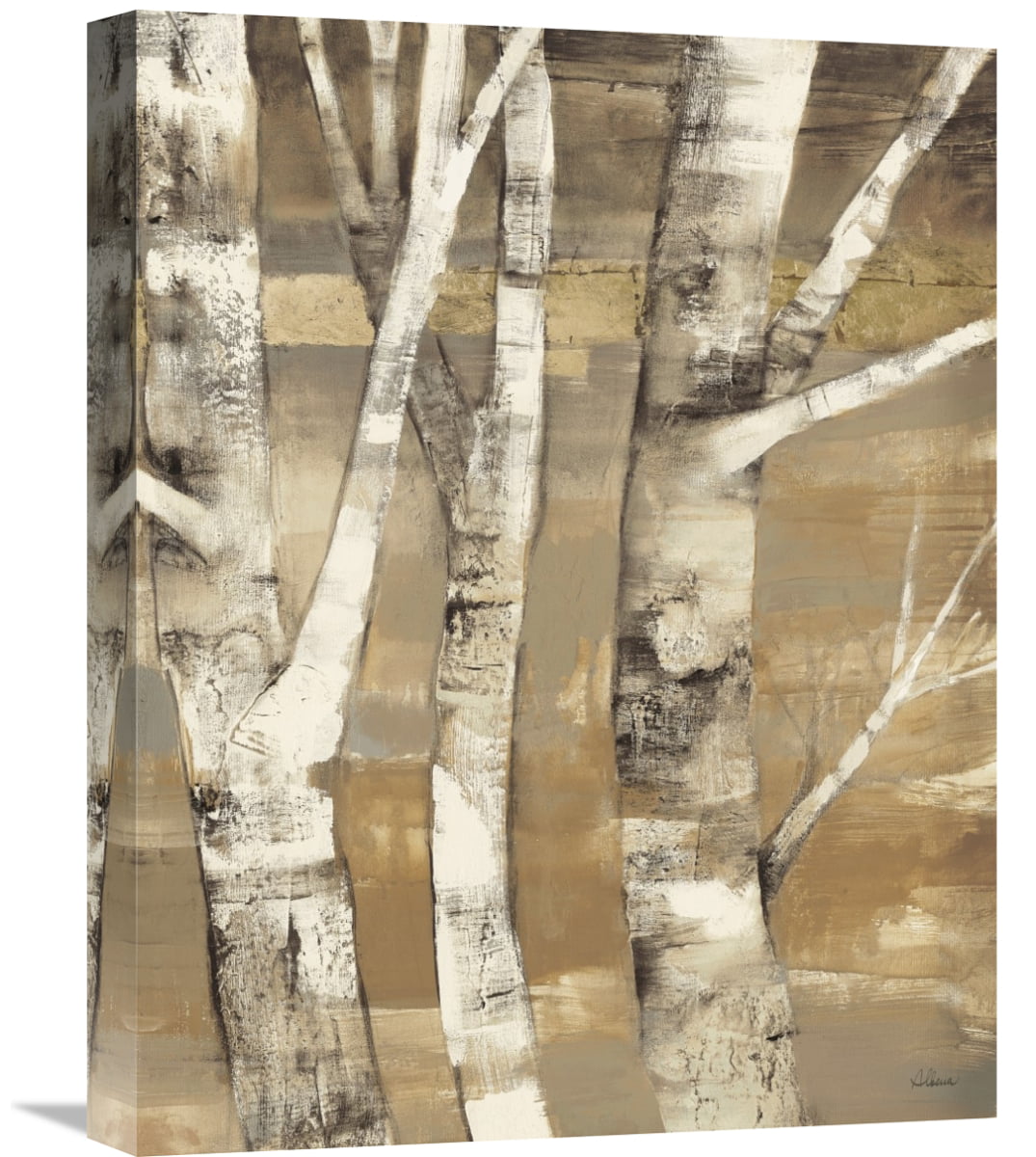 Global GalleryAlbena Hristova Wandering Through The Birches I Giclee Stretched Canvas Artwork 20 x 24 