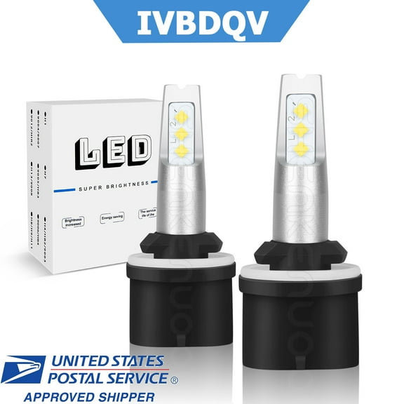 IVBDQV For Chevy Suburban 1500/2500 2002-2006  Fog Light 880 LED Headlight Bulb 6000K White 2pcs