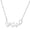 Silver, variant on HIJONES Music Note Necklace for Women Stainless Steel Pendant Jewelry Chain Silver
