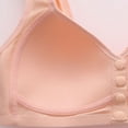 thumbnail image 2 of THDHVS Women's Front Button Underwear, Solid Color Steel Ring Oversized Gathering Underwear Daily Bra, 2 of 8