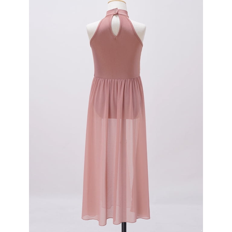 XUNZOO Kids Girls Halter Neck Modern Lyrical Ballet Dance Dress Color Block Gymnastics Leotard Dress Dancewear Dusty Pink 10 - Walmart.com XUNZOO Kids Girls Halter Neck Modern Lyrical Ballet Dance Dress Color Block Gymnastics Leotard Dress Dancewear Dusty Pink 10 - Walmart.com