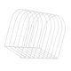 thumbnail image 5 of Organizador de archivos de escritorio, soporte de archivos de metal, estable, resistente, multiusos, para almacenamiento de carpetas Blanco, 5 of 9