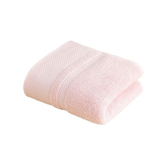 Ensemble de Serviettes de Bain Super Absorbantes 13.3 X 29.5 Pouces - 100 % Coton, Épaisses et Douces, Séchage Rapide, Résistantes aux Peluches pour Salle de Bain, Spa, Gym - 4x Plus Absorbantes Que les Serviettes Standard, YISHFHP, Rose