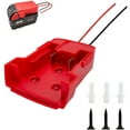 thumbnail image 1 of Power Wheels Battery Adapter Portable Battery Dock Power Connector with 5.3 Inch Wire Length for Electric Bike Skateboard Toy Car for Milwaukee M18 18V Lithium Battery, 1 of 11