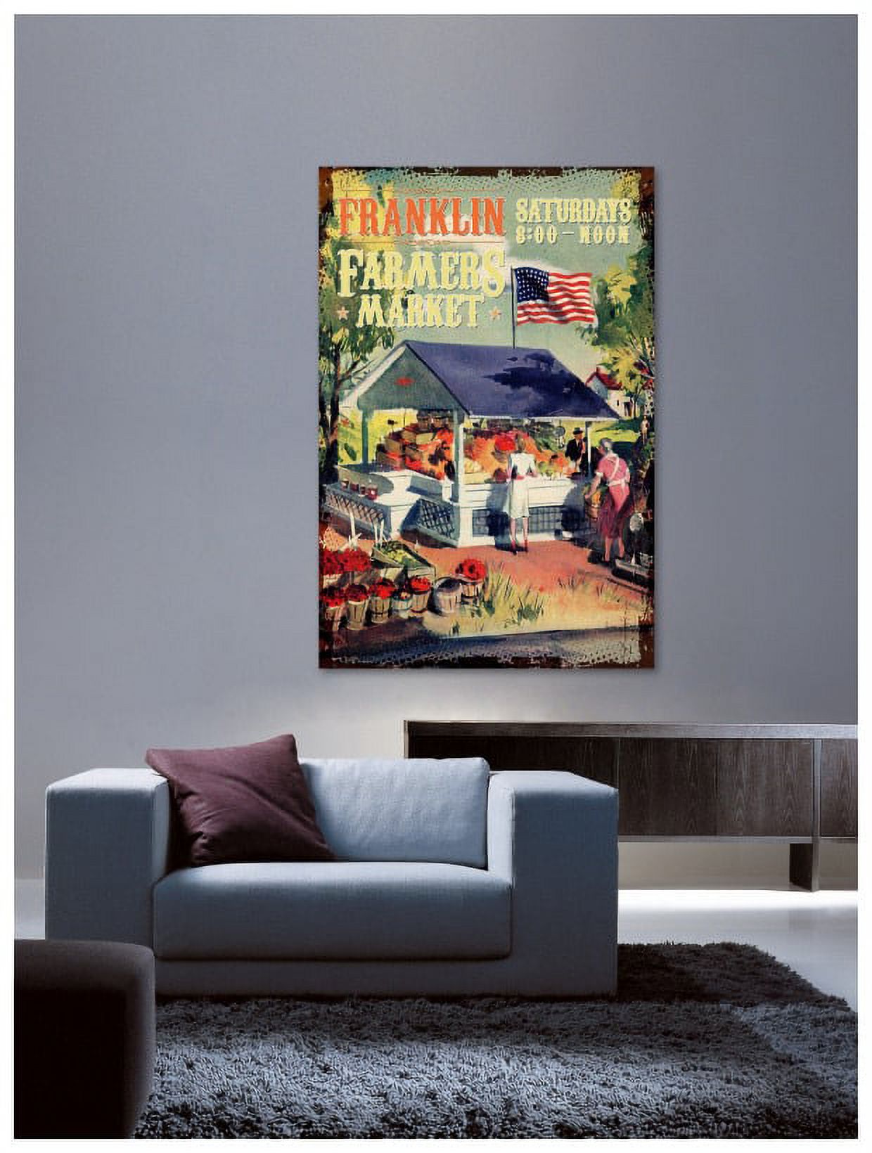 Marmont Hill "Farm Fresh Produce" Painting Print on Canvas