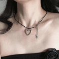 thumbnail image 3 of Collar de Cuerda de poliuretano Yashi negro para mujeres y adolescentes estilo 4 45 + 5 cm, 3 of 5