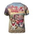thumbnail image 2 of Be My Valentine's Collie Truck Full of Love Flower Balloon All Over Print 3D Shirt Unisex Merch Collie Dog Lover Gifts Idea - 02029, 2 of 6