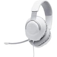 thumbnail image 2 of Audífonos JBL Quantum 100 Alámbricos con Micrófono Extraíble Blanco, 2 of 2