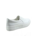 thumbnail image 2 of Hike Women's Flat Slip On Double Layer Foam Padded Cushion Sock Fashion Sneakers Shoes ( White, 7.5 ), 2 of 2