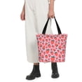 thumbnail image 5 of Rocae Cartoon Strawberry for Shoulder Bags for Women Tote Bag for Women with Zipper Closure, 5 of 6