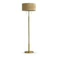 thumbnail image 3 of HomeGlam The Grande 55"~66" Adjustable Floor Lamp_Antique Brass Empire_TanShade, 3 of 5