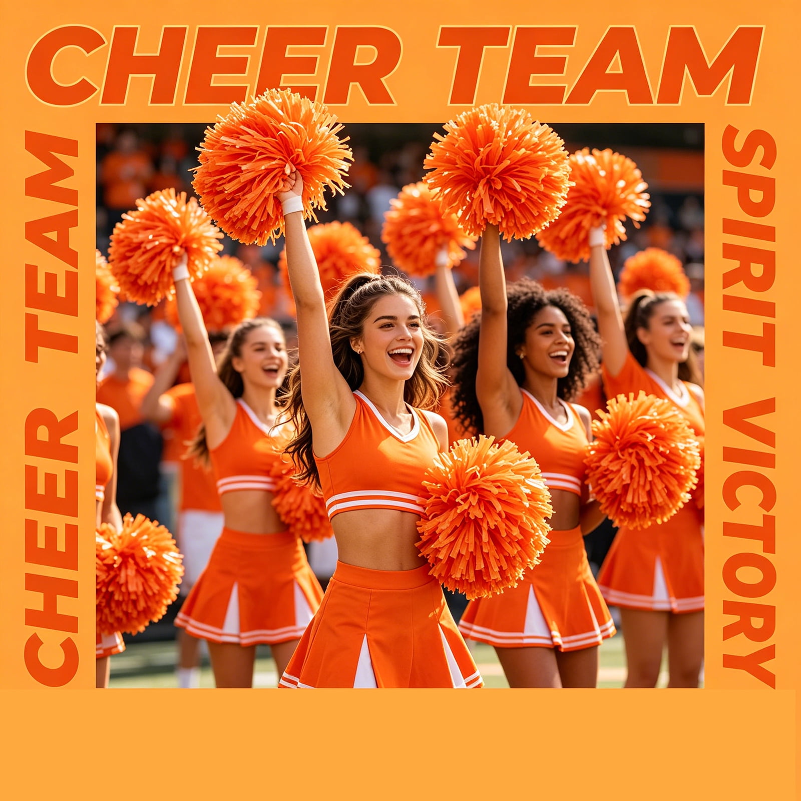 Matte Cheerleading Pom Poms - Soft Plastic with Baton Handle for Sports & Parties(12PCS)