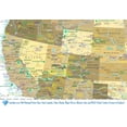 thumbnail image 6 of GeoJango USA Map Poster With Travel Destinations - Gold (30x20 Inches), 6 of 7