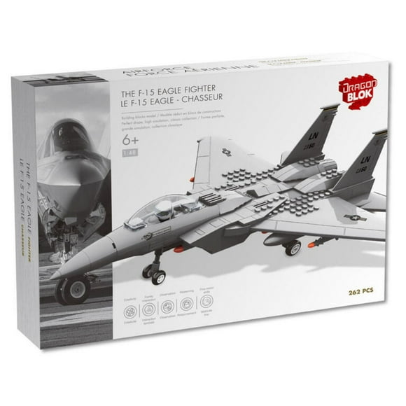 Dragon Blok- F15 Eagle Fighter Jet Building Set