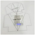 thumbnail image 1 of 6/8/10inches Scallops Zip Pouch Template Set Tailor‘s Ruler for Sewing Knitwear, 1 of 3