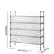 thumbnail image 3 of Zapatero Multicapa | Organizador de Zapatos Apilable y Resistente Al Polvo con Estructura de Acero Inoxidable y Estantes de Plástico Impermeables | Resistente y Fácil de Montar | Ideal para Armarios,, 3 of 6