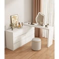 thumbnail image 3 of Cajón de tocador de lujo, espejo de maquillaje blanco, esquina de escritorio, tocador, armario, organizadores, almacenamiento, Penteadeira, muebles para el hogar, 3 of 4