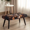 thumbnail image 2 of Jiueut Deer Leaf Camo Pattern Dining Bench Slipcover, Elastic Polyester Long Bench Seat Slipcover Machine Washable Rectangle Chair Protection for Living Room Bedroom Kitchen, 2 of 7