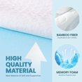 3'' Mattress Topper Queen Size Bed Gel Memory Foam, Pressure Relief