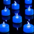 thumbnail image 1 of Velas LED de Tealight LANKER 24 unidades Azul sin Llama, 1 of 3