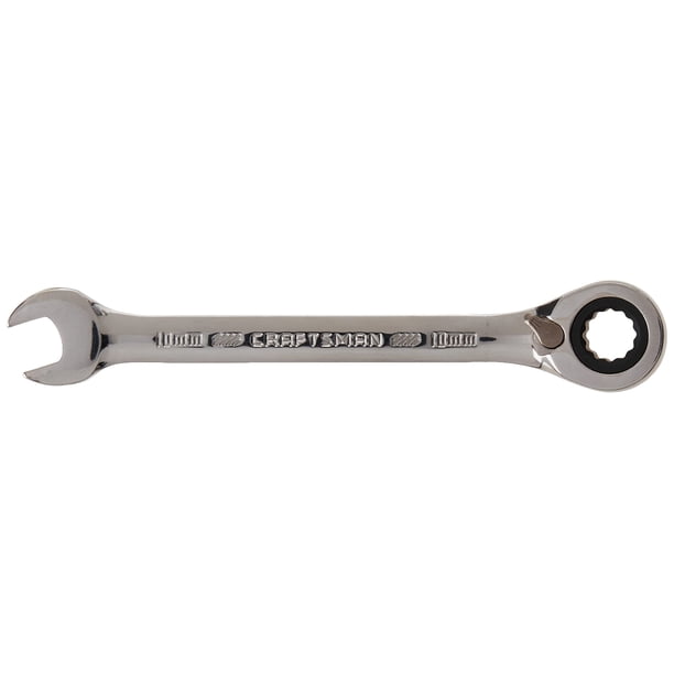 Llave de trinquete Craftsman reversible de 10 mm, 72 dientes y 12 puntos