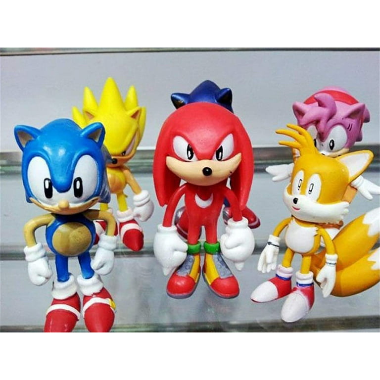 Apliques de Personagens Sonic Emborrachados - pacotes com 6 unidades.